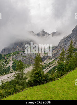 Hiking at Dachstein glacier Stock Photo - Alamy