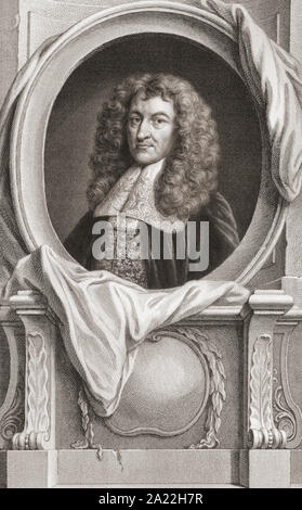 Sir William Morice, (or Morrice), 1602 – 1676.  English statesman and theologian.  Served as Secretary of State for the Northern Department and a Lord of the Treasury. Stock Photo