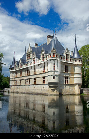 Chateau Azay le Rideau Indre et Loire France Stock Photo