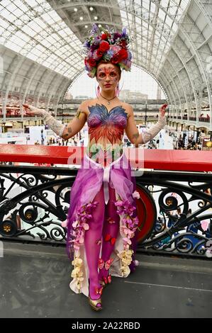 Brush Wars 2019. Body Painting Competition. Olympia Beauty, Grand Hall, Olympia, Kensington, London. UK Stock Photo