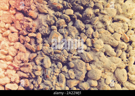 a close up of a gravel background Stock Photo