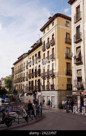 Calle de Toledo in Madrid, Spain Stock Photo