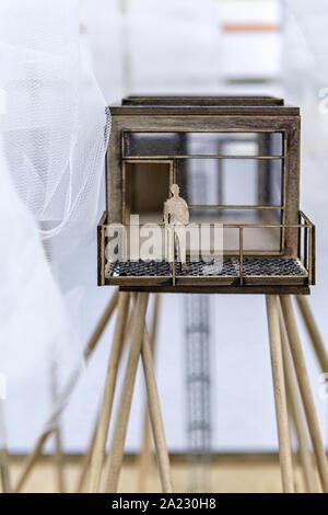 Small scale architectural model of a condo unit Stock Photo