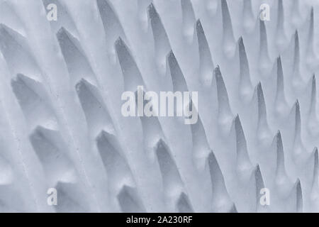 Styrofoam cut into spike patterns Stock Photo