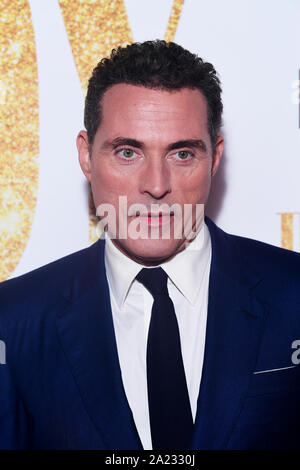 Rufus Sewell arriving for the Judy European Premiere held at the Curzon Theatre, Mayfair, London. Stock Photo