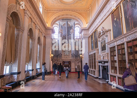 Maurizio Cattelan's kneeling Hitler Boy art exhibit in Blenheim Palace. It was here that famous his 18 carot Golden toilet art exhibit was stolen. Stock Photo