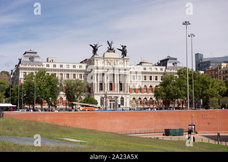 Ministry of Agriculture, Fisheries and Food  building in Madrid, Spain Stock Photo