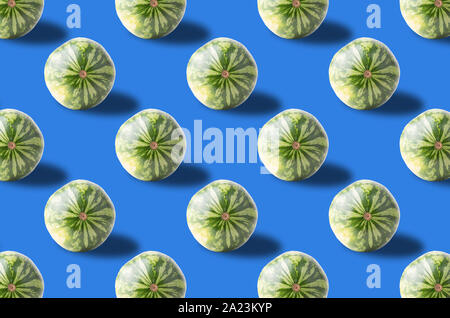 Trendy Pattern done with summer fruits background Stock Photo