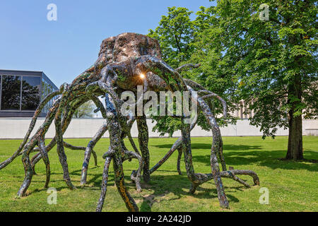 Buffalo, USA-20 July, 2019: Albright-Knox Art Gallery, a major showplace for modern art and contemporary art Stock Photo