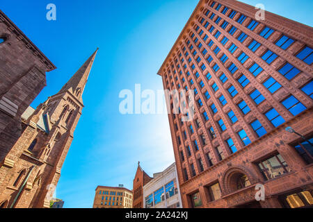 Prudential Guaranty Building in Buffalo downtown Stock Photo