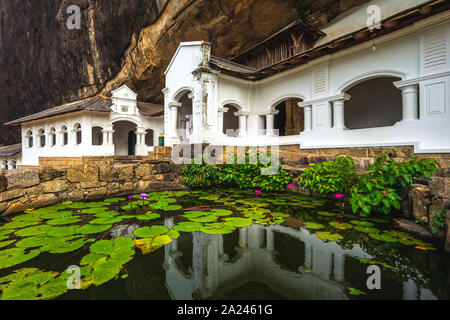 Dambulla cave temple, unesco heritage site in sri lanka Stock Photo