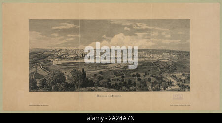 Panorama von Jerusalem Stock Photo