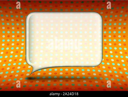Glass speech bubble Stock Vector