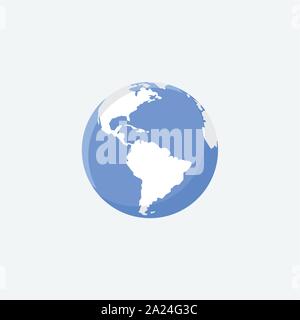 earth icon illustration, globe icon vector illustration, world icon design vector illustration Stock Vector