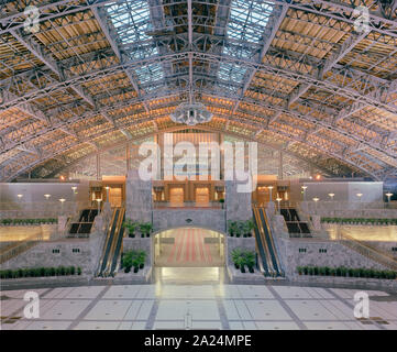 Pennsylvania Convention Center exhibition space nearing completion in the renovated Reading Terminal and Market, Philadelphia, Pennsylvania Stock Photo