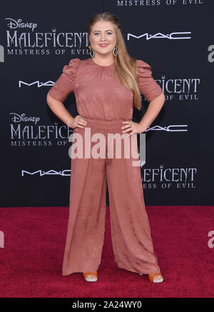 September 30, 2019, Hollywood, California, USA: Jaicy Elliot arrives for the 'Maleficent: Mistress of Evil' World Premiere at the El Capitan theater. (Credit Image: © Lisa O'Connor/ZUMA Wire) Stock Photo