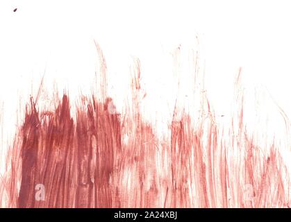Abstract grunge gouache painting background of brown color. Stock Photo