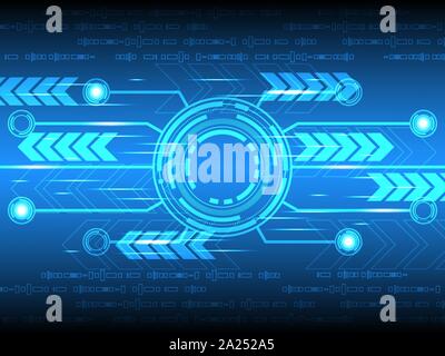 Digital Speed Technology On Circuit Microchip Background,hi-tech 