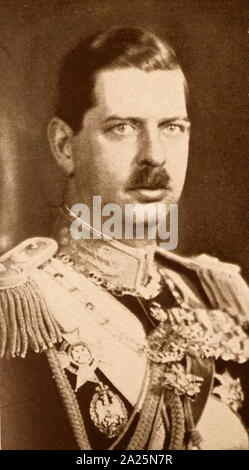 Photograph of King Carol of Romania (1893-1953) and his son, Crown ...