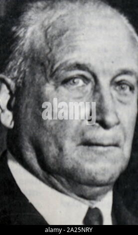 Photograph of francisco largo caballero (1869-1946) a spanish politician and trade unionist. Stock Photo