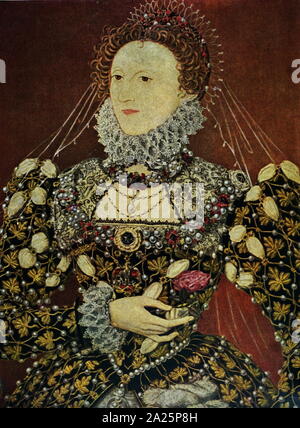 Portrait of elizabeth i (1533-1603) queen of england and ireland.