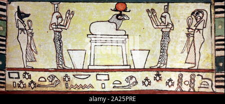 The ram-god KHNUM is the creator of life, which he does on his potter's ...