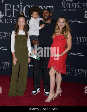 Los Angeles, USA. 30 Sept, 2019. Stephen Boss, Allison Holker attends the World Premiere of Disney's 'Maleficent: Mistress of Evil' at El Capitan Theatre on September 30, 2019 in Los Angeles, California Credit: Tsuni/USA/Alamy Live News Stock Photo