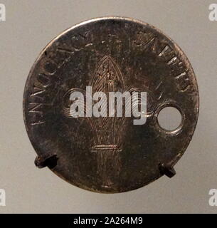 18th century Child token, given to the Foundling Hospital in London ...