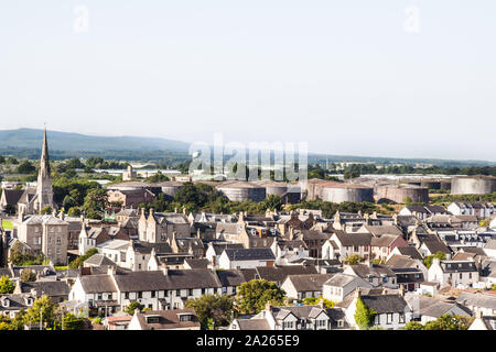 View over Invergordon, Scotland Stock Photo