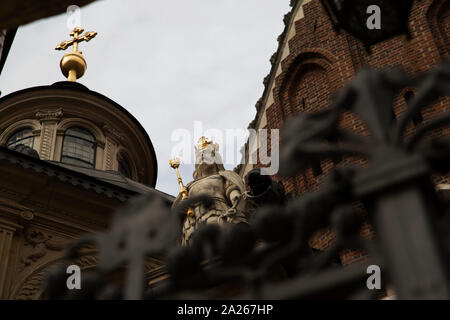 Sigismund's Chapel, Wawel Cathedral is a Roman Catholic church located Wawel Castle, Krakow, Poland Stock Photo