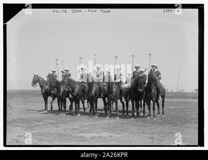 Police Show -- Polo Team Stock Photo