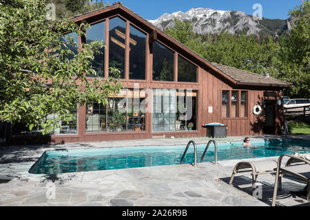 Ouray Hot Springs Pool Ouray Colorado Stock Photo 328312914