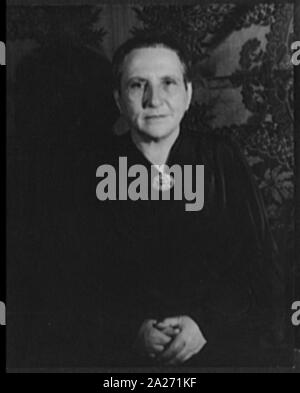 Portrait of Gertrude Stein, New York Stock Photo