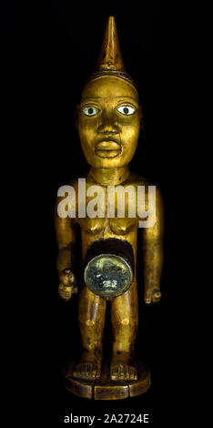 Magic statuette 19th-20th Century  (Power Figure)  Middle Congo, Africa - Central Africa - Congo - Loango , African. Stock Photo