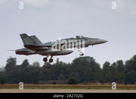 Royal Canadian Air Force, CF-18 Hornet Fighter Jet Stock Photo