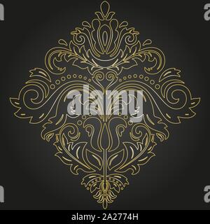 Elegant Vector Ornament in Classic Style Stock Vector