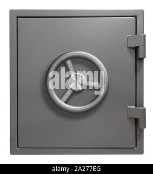 Safe box isolated on white with clipping path included Stock Photo