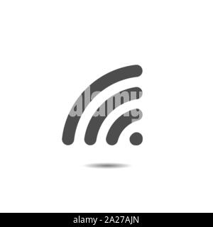Wi fi vector icon. Wireless technology, Vector illustration Stock ...
