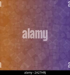 Orange and purple abstract gradient background. Geometric square design. Vector illustration. Stock Vector