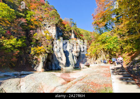 Fukiware falls in Gunma prefecture, Japan Stock Photo