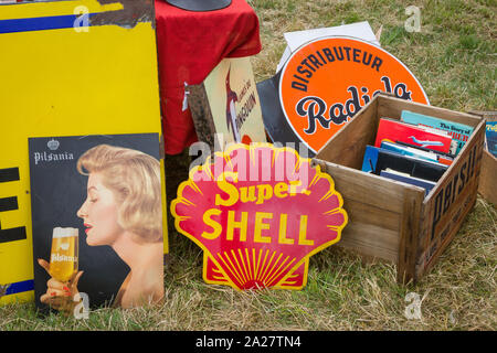 Super Shell Sign A Super Shell enamel sign for sale amongst classic car automobilia ...