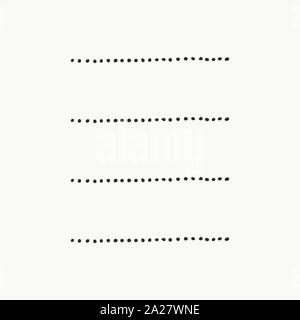 Vector of some banners, borders and dividers for your notes or whatever you want done by hand. Points form Stock Vector