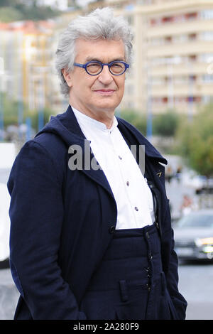 Wim Wenders attends photocall for the film 'Submergence' (Credit Image: © Julen Pascual Gonzalez) Stock Photo