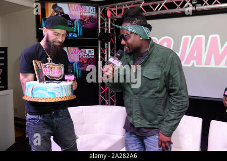 Hollywood, FL, USA. 30th Sep, 2019. Wale at Jamz Live at radio station 99 Jamz on September 30, 2019 in Hollywood, Florida. Credit: Mpi04/Media Punch/Alamy Live News Stock Photo