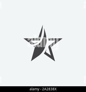 Star logo design template. star vector icon. Star logo designs stock template. star elegant vector icon Stock Vector