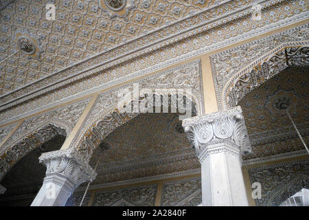 INTERIOR OF OF THE DARBAR HALL OF THE Chowmahalla PALACE Hyderabad ...