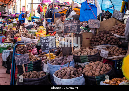 San Camilo market, Arequipa city,Peru. Stock Photo