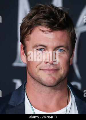 Hollywood, United States. 30th Sep, 2019. HOLLYWOOD, LOS ANGELES, CALIFORNIA, USA - SEPTEMBER 30: Luke Hemsworth arrives at the World Premiere Of Disney's 'Maleficent: Mistress Of Evil' held at the El Capitan Theatre on September 30, 2019 in Hollywood, Los Angeles, California, United States. (Photo by Xavier Collin/Image Press Agency) Credit: Image Press Agency/Alamy Live News Stock Photo