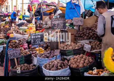 San Camilo market, Arequipa city,Peru. Stock Photo