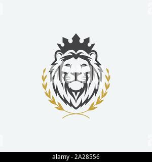 lion with crown logos